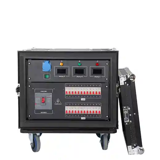 12chs US Edison Plug 110V 12 Ways Powercon Output Power Box Distro Distributor Distribution